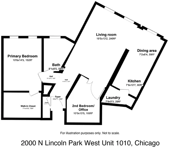 $4,200 | 2000 North Lincoln Park West, Unit 1010, Chicago, IL 60614