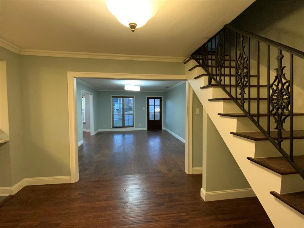 4902 West Mockingbird Lane Dallas, TX 75209 - Photo 3 of 7 a view of gallery with wooden floor