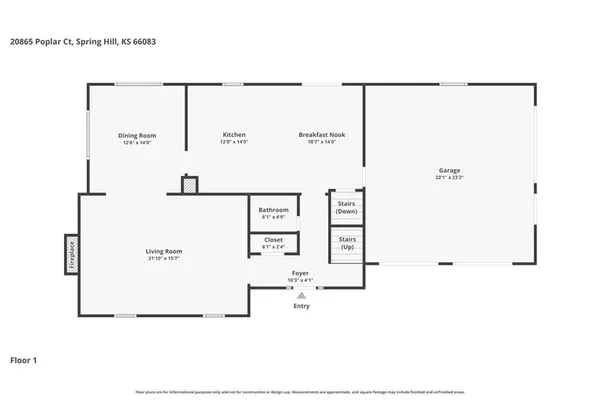 $440,000 | 20865 Poplar Court, Spring Hill, KS 66083