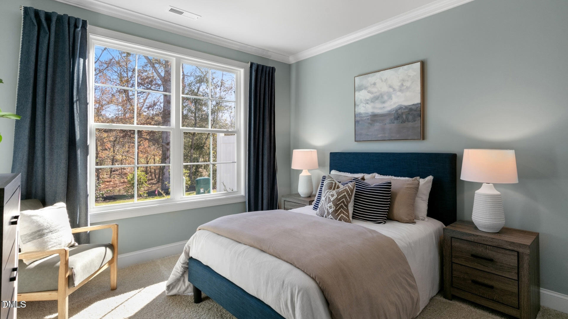 Undisclosed Address Fuquay-Varina, NC 27526 - Photo 23 of 28 a bedroom with a bed and a window