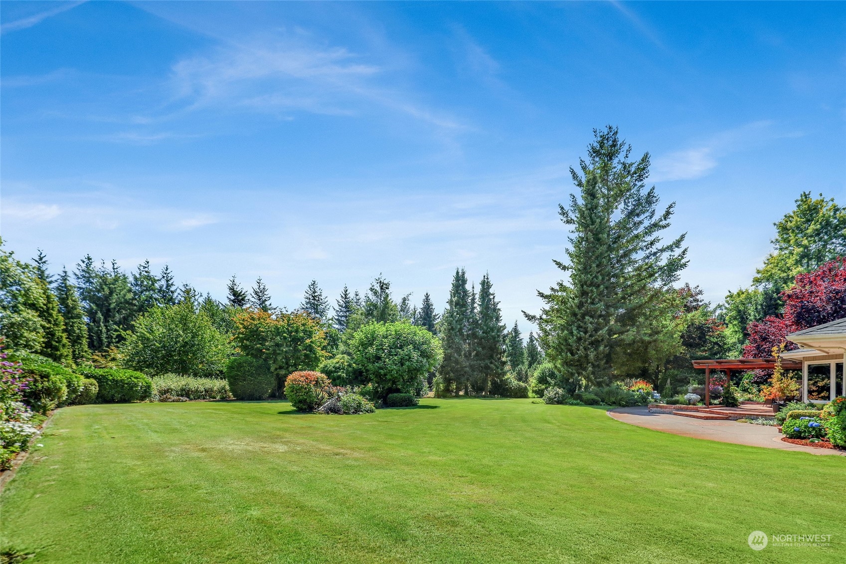1261 Central Road Everson, WA 98247 - Photo 35 of 40 a big yard with lots of green space and plants