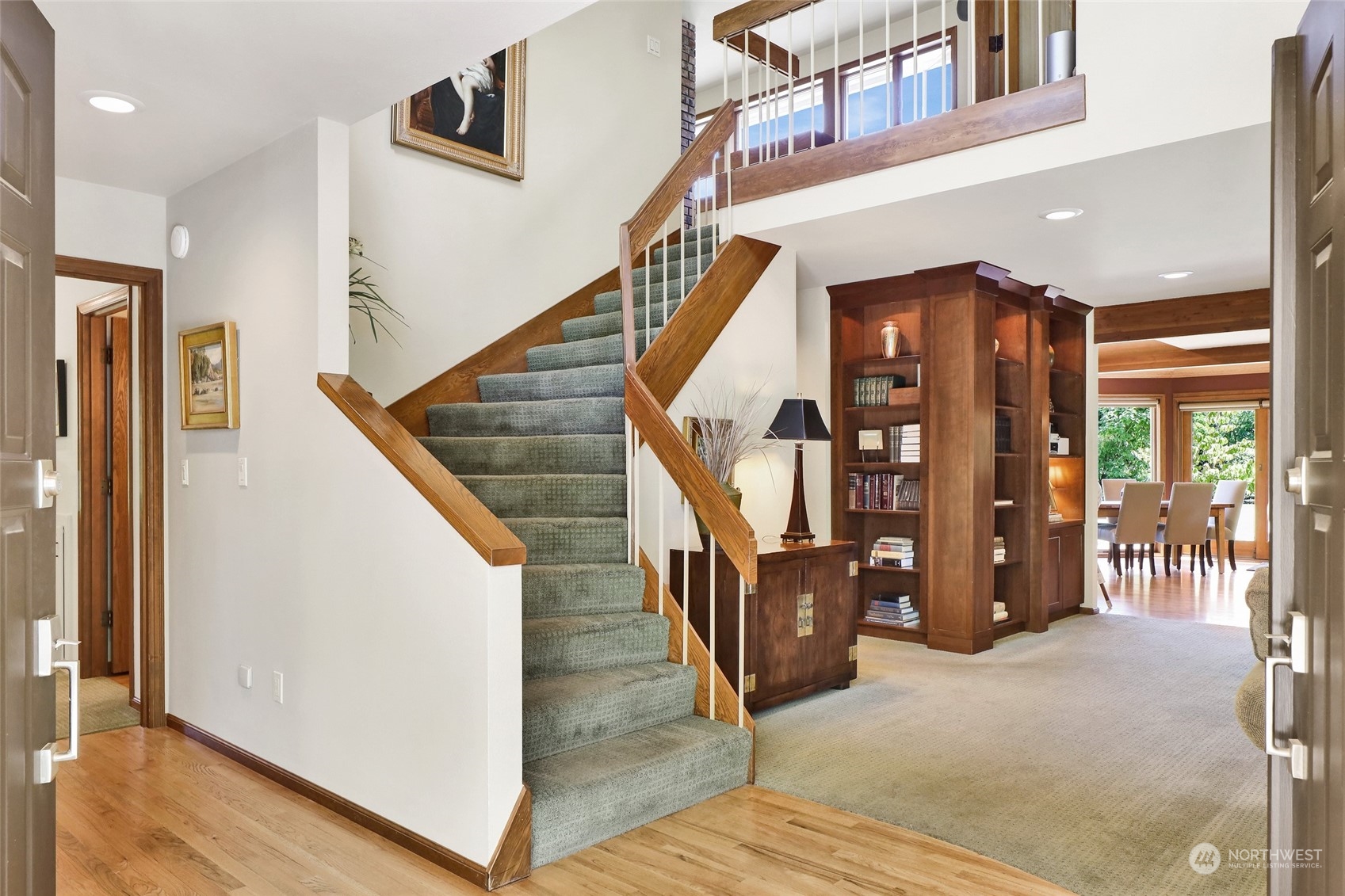 1261 Central Road Everson, WA 98247 - Photo 4 of 40 a view of entryway and hall with wooden floor
