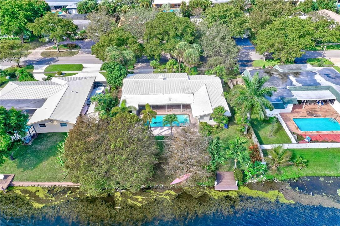 1920 Southwest 67th Terrace Plantation, FL 33317 - Photo 63 of 65 an aerial view of residential house with outdoor space