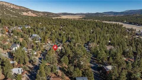 a view of a mountain in the distance