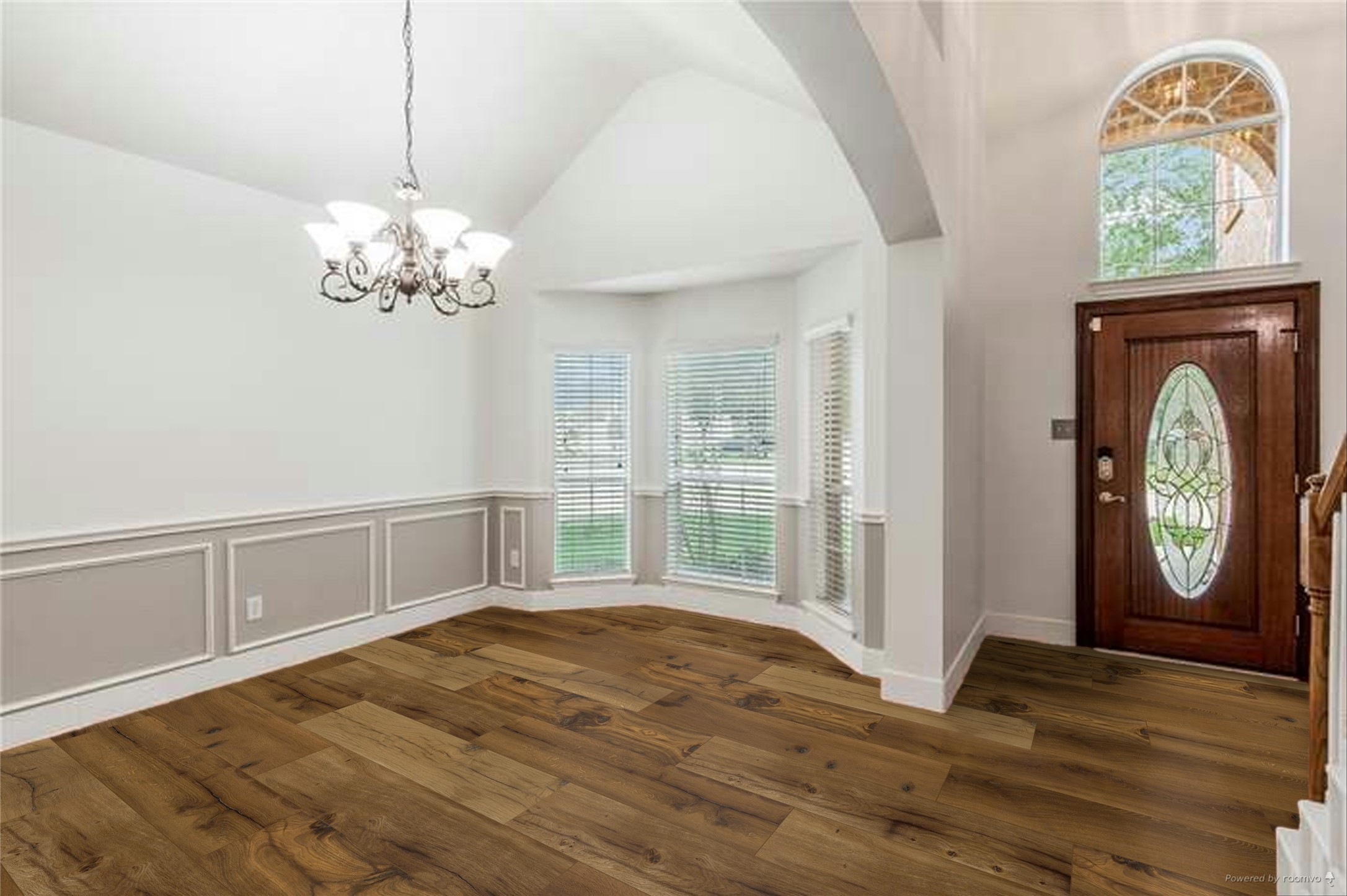 8106 Cove Timbers Lane Tomball, TX 77375 - Photo 4 of 27 Formal dining room features bay window looking out to the front yard.