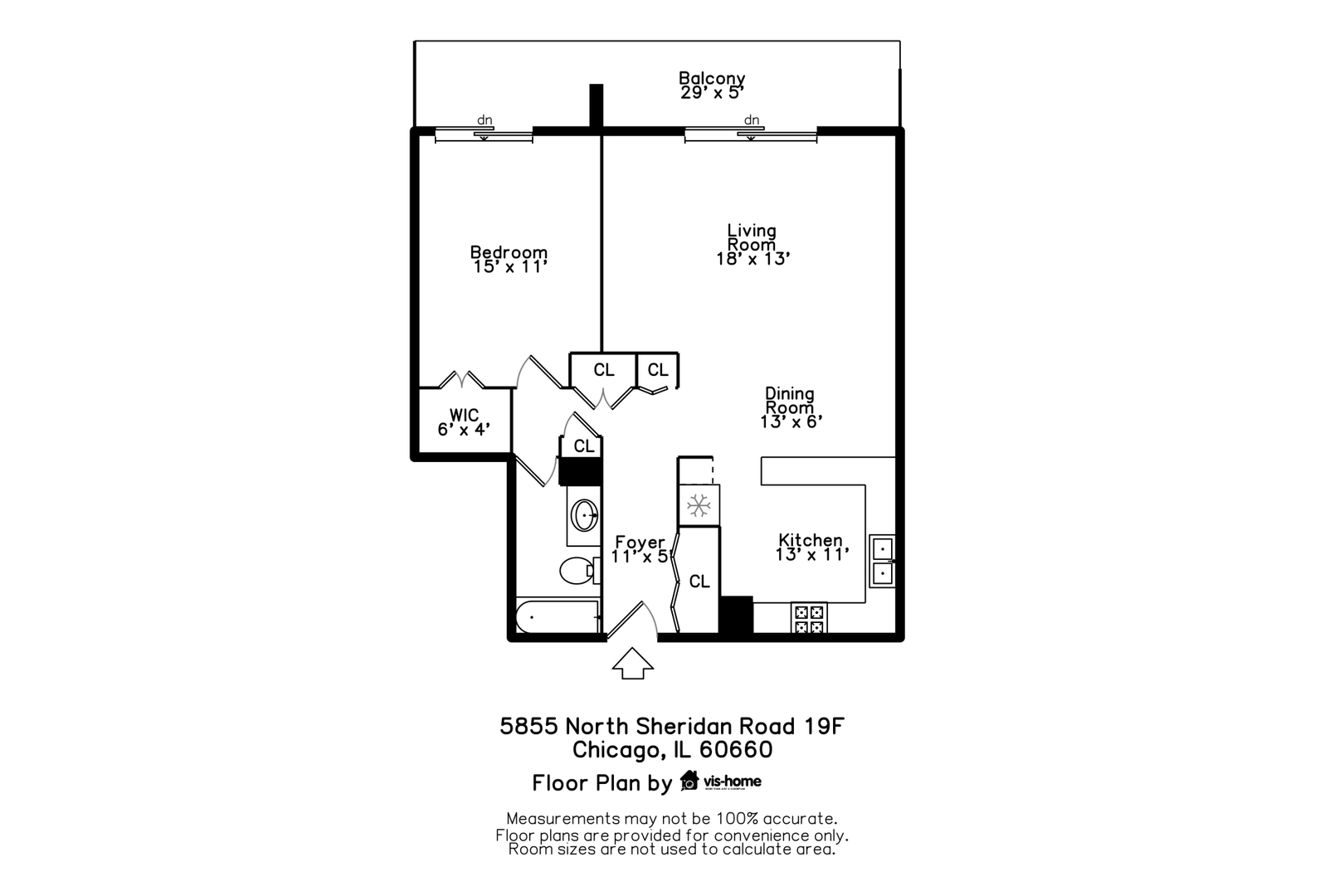 5855 North Sheridan Road, Unit 19F Chicago, IL 60660 - Photo 25 of 25 Gallery Image 25