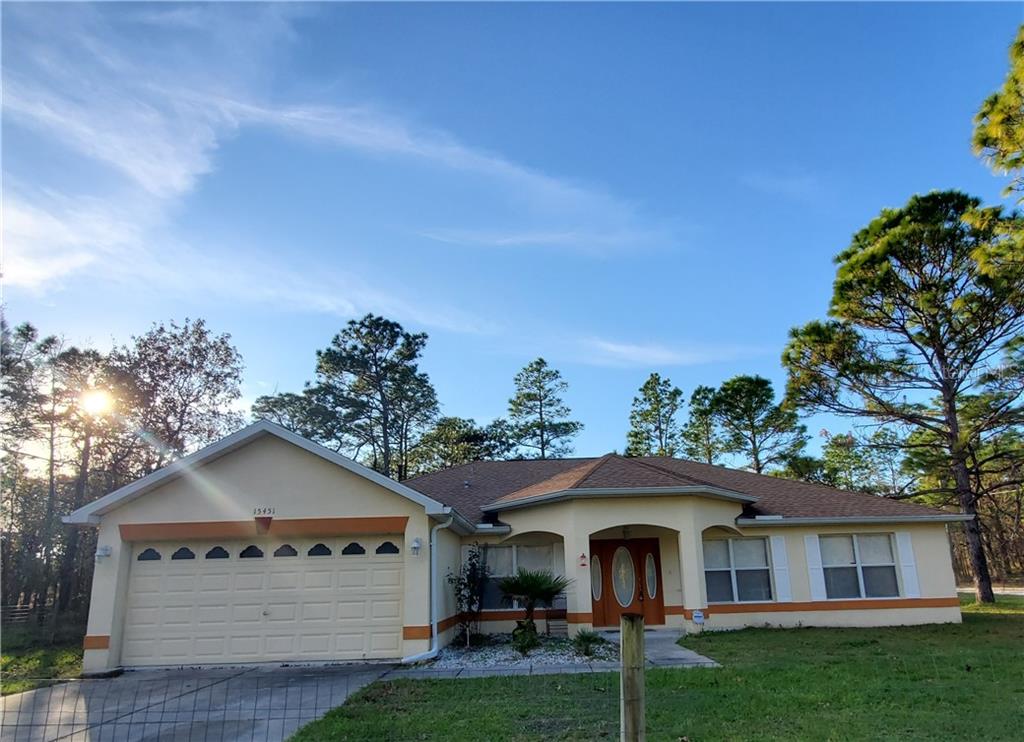 15451 Green Jay Road Weeki Wachee, FL 34614 - Photo 1 of 1 FRONT EXTERIOR