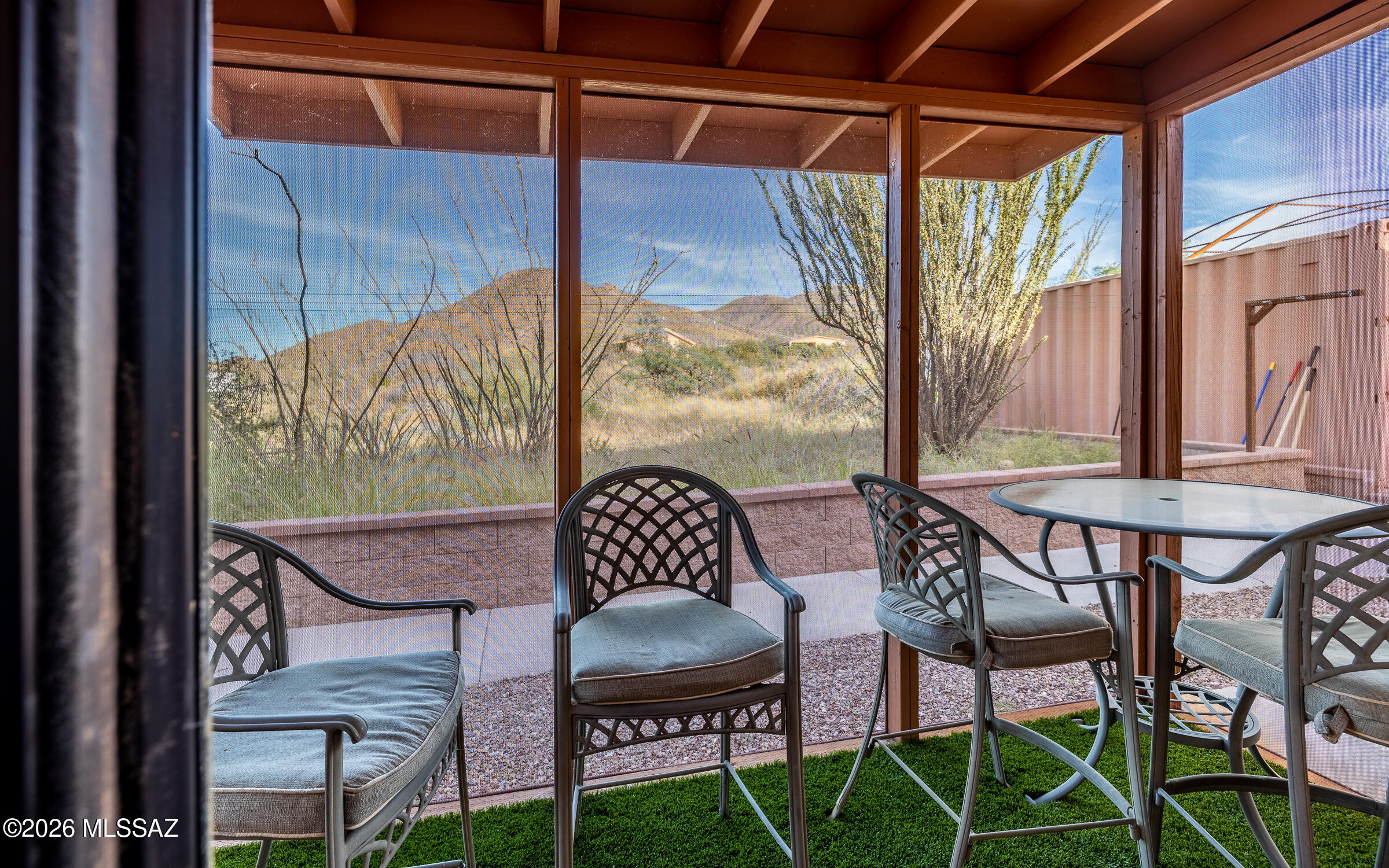 10240 East Ocotillo Rim Trail Vail, AZ 85641 - Photo 40 of 41 Private Patio off Media Room