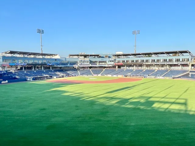 a view of a lake with a city