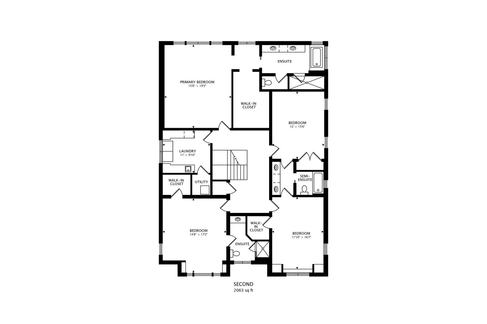 219 Clinton Avenue Elmhurst, IL 60126 - Photo 48 of 49 a picture of a floor plan
