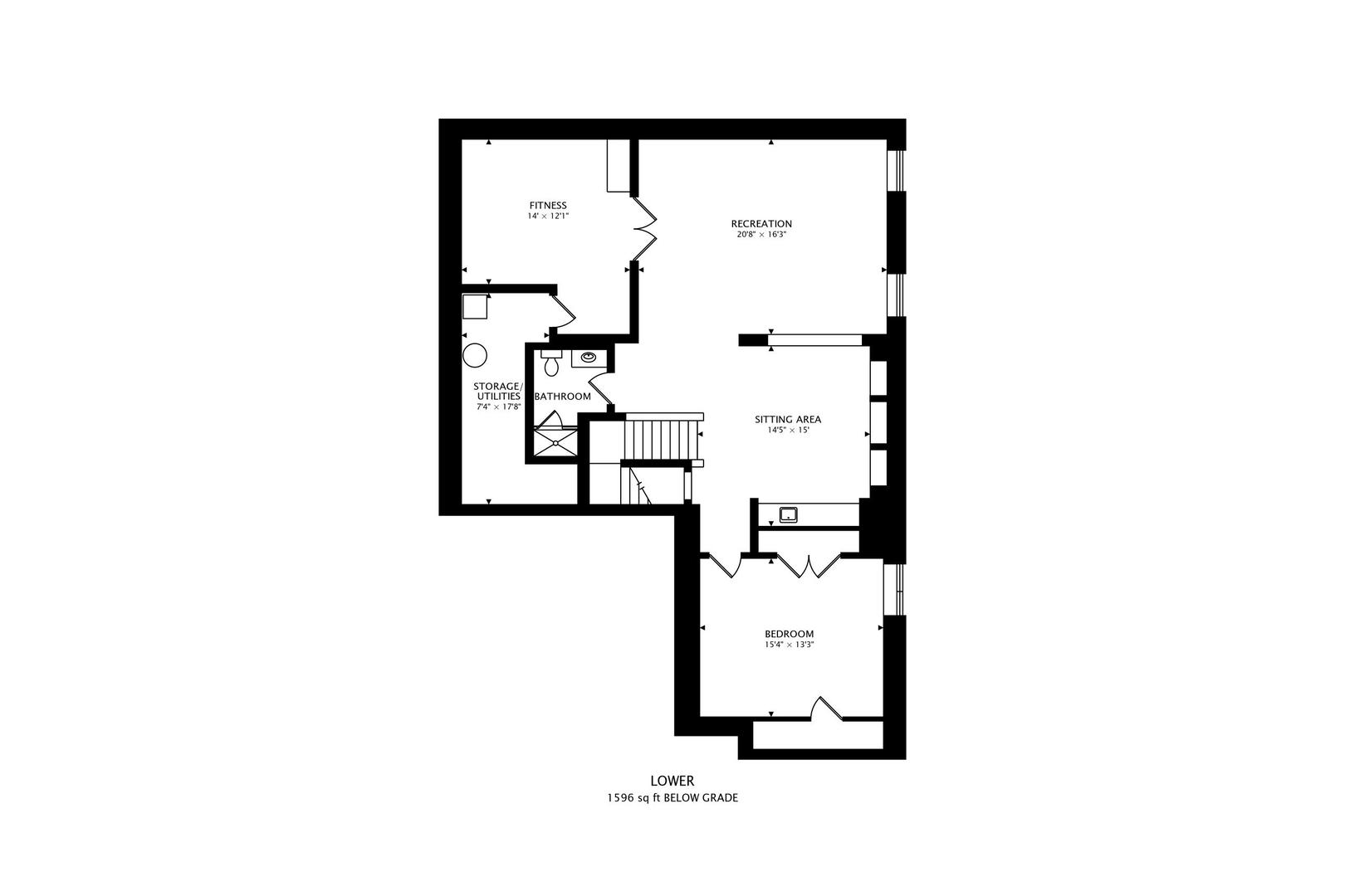 219 Clinton Avenue Elmhurst, IL 60126 - Photo 49 of 49 a picture of a wall with white wall with black and white painting