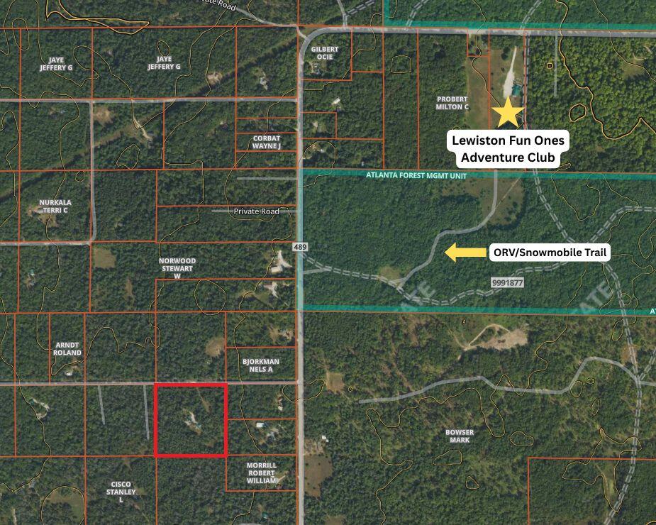 6855 Grandview Road Lewiston, MI 49756 - Photo 41 of 42 Edited Map (1)