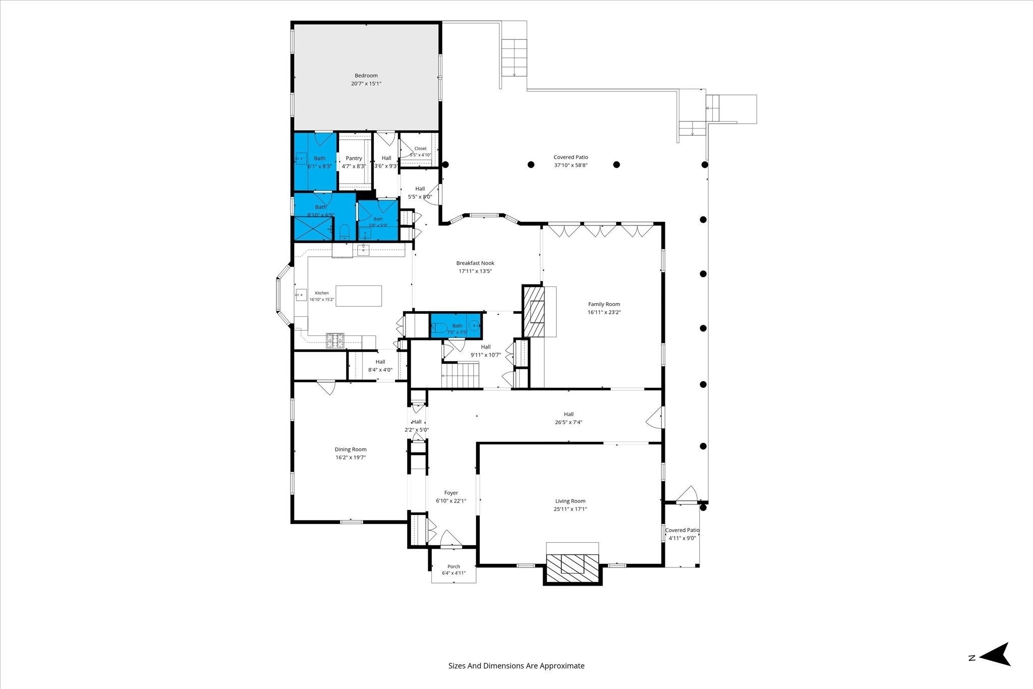 3908 Yester Place Mobile, AL 36608 - Photo 44 of 45 Floor plan