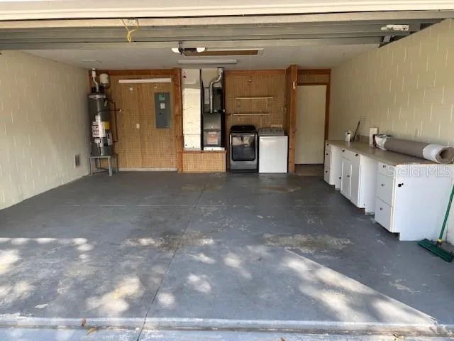 a view of a hallway with entryway