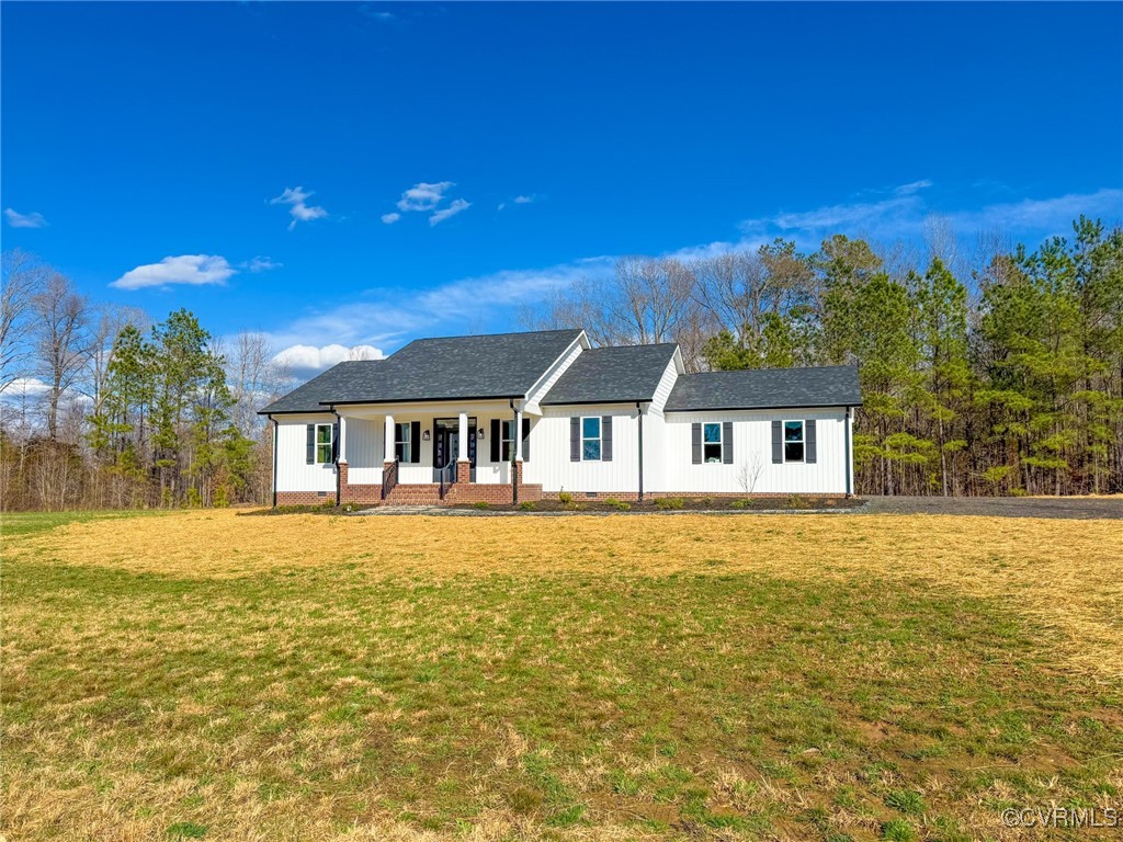 745 Robertsons Road Blackstone, VA 23824 - Photo 1 of 42 View of front of property featuring covered porch,