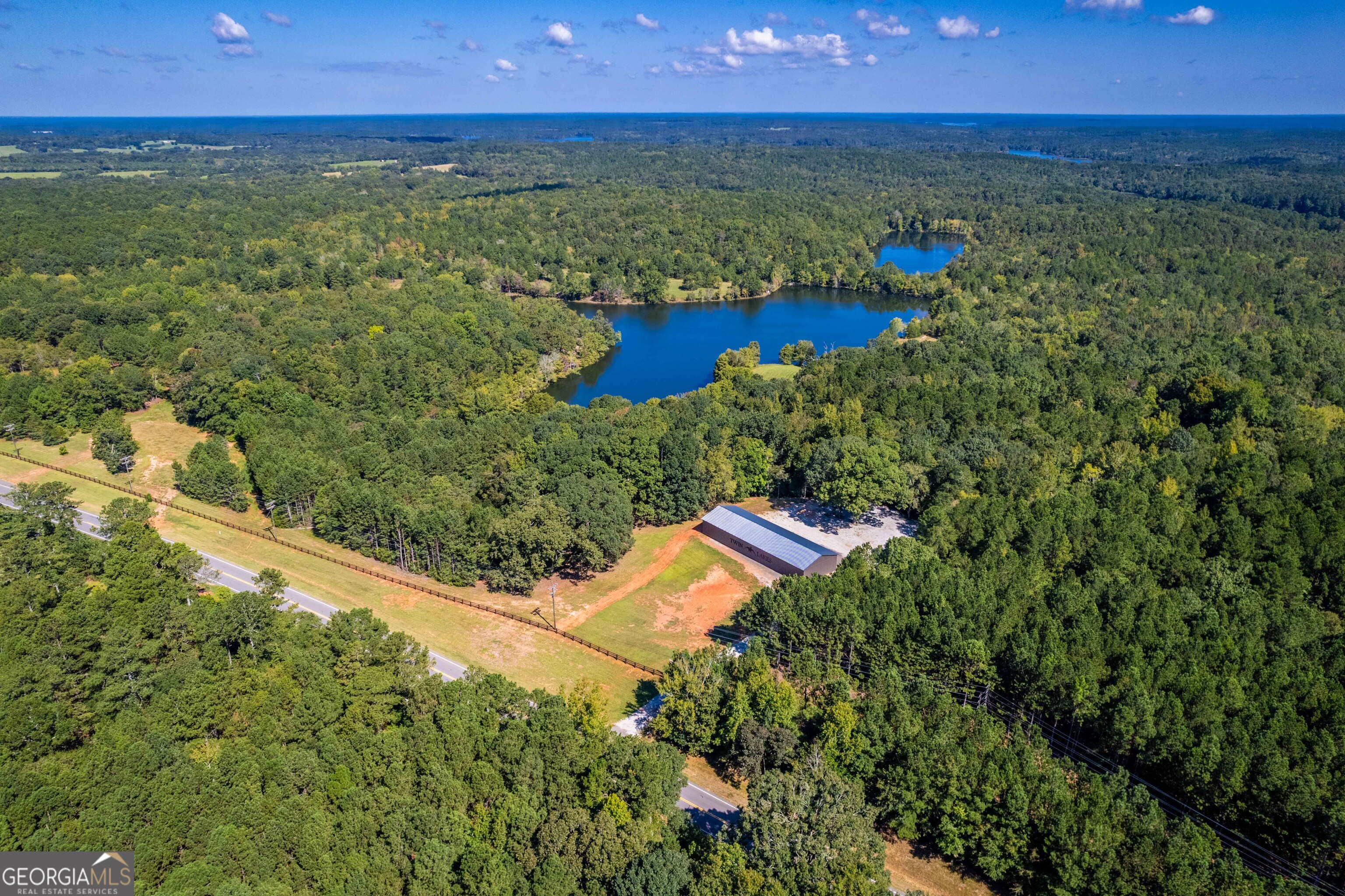 2688 Calhoun Falls Highway Elberton, GA 30635 - Photo 26 of 55 a view of a yard with a lake view