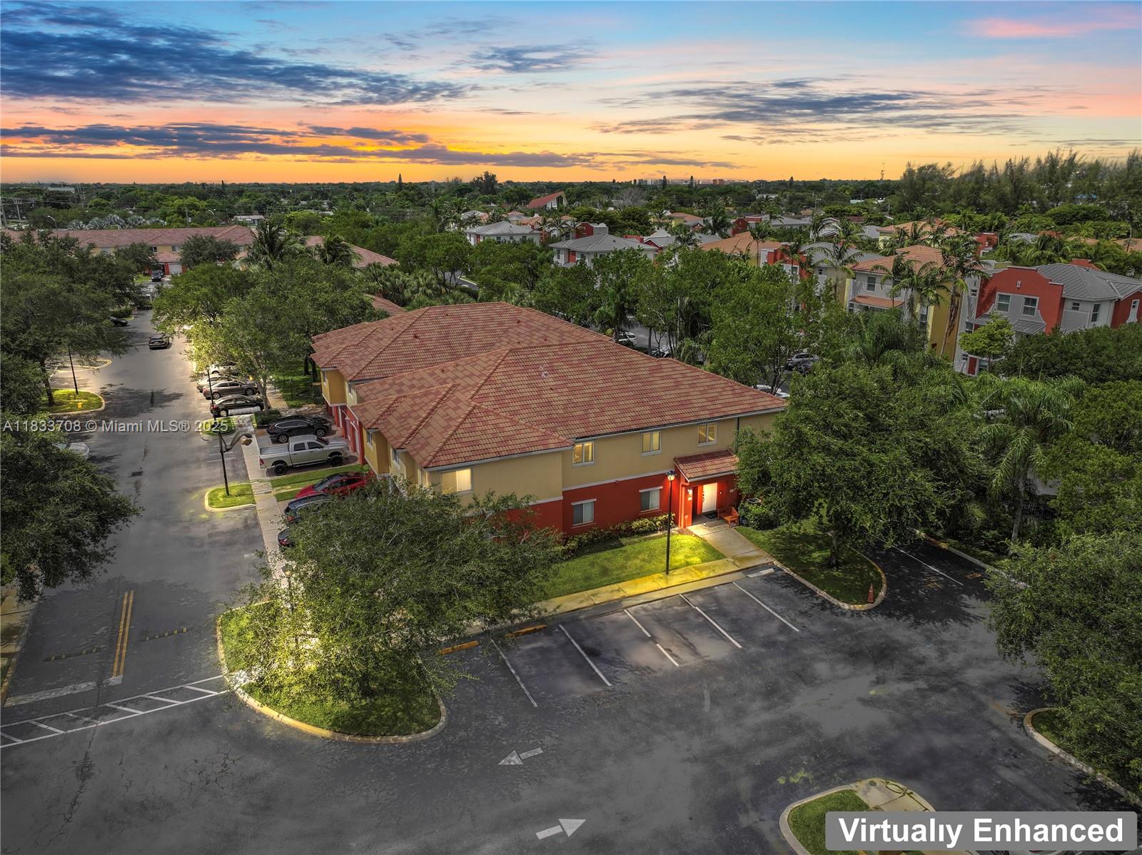 a view of a city with an ocean