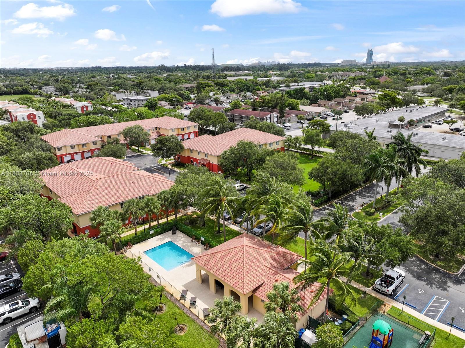 3335 Palomino Drive Davie, FL 33024 - Photo 30 of 31 an aerial view of lake and residential houses with outdoor space