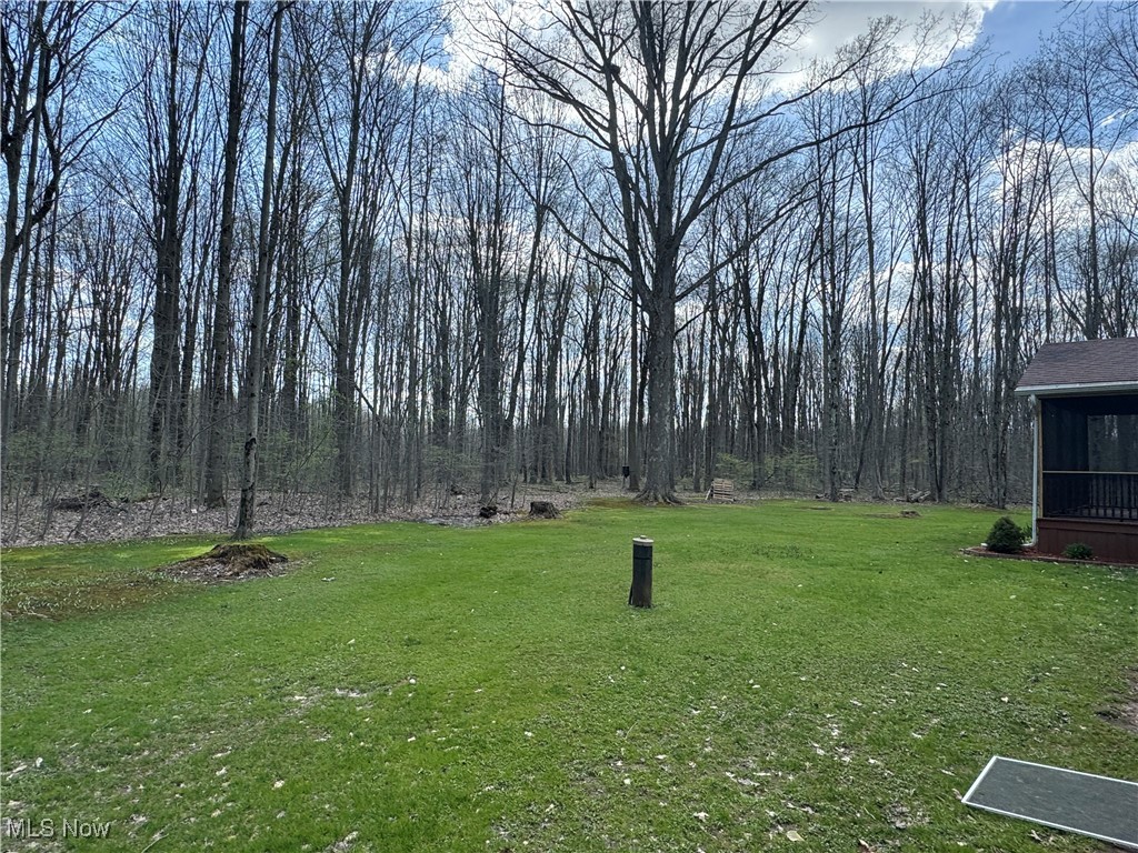 5880 Schramling Road Pierpont, OH 44082 - Photo 26 of 49 View of yard featuring a sunroom