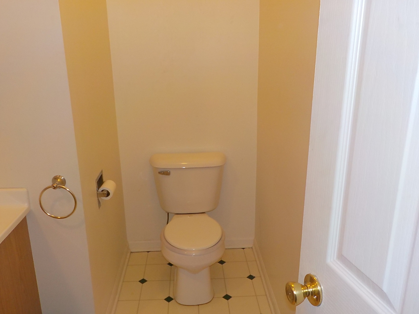 505 North 7th Street Rochelle, IL 61068 - Photo 9 of 9 a bathroom with a toilet and a shower curtain