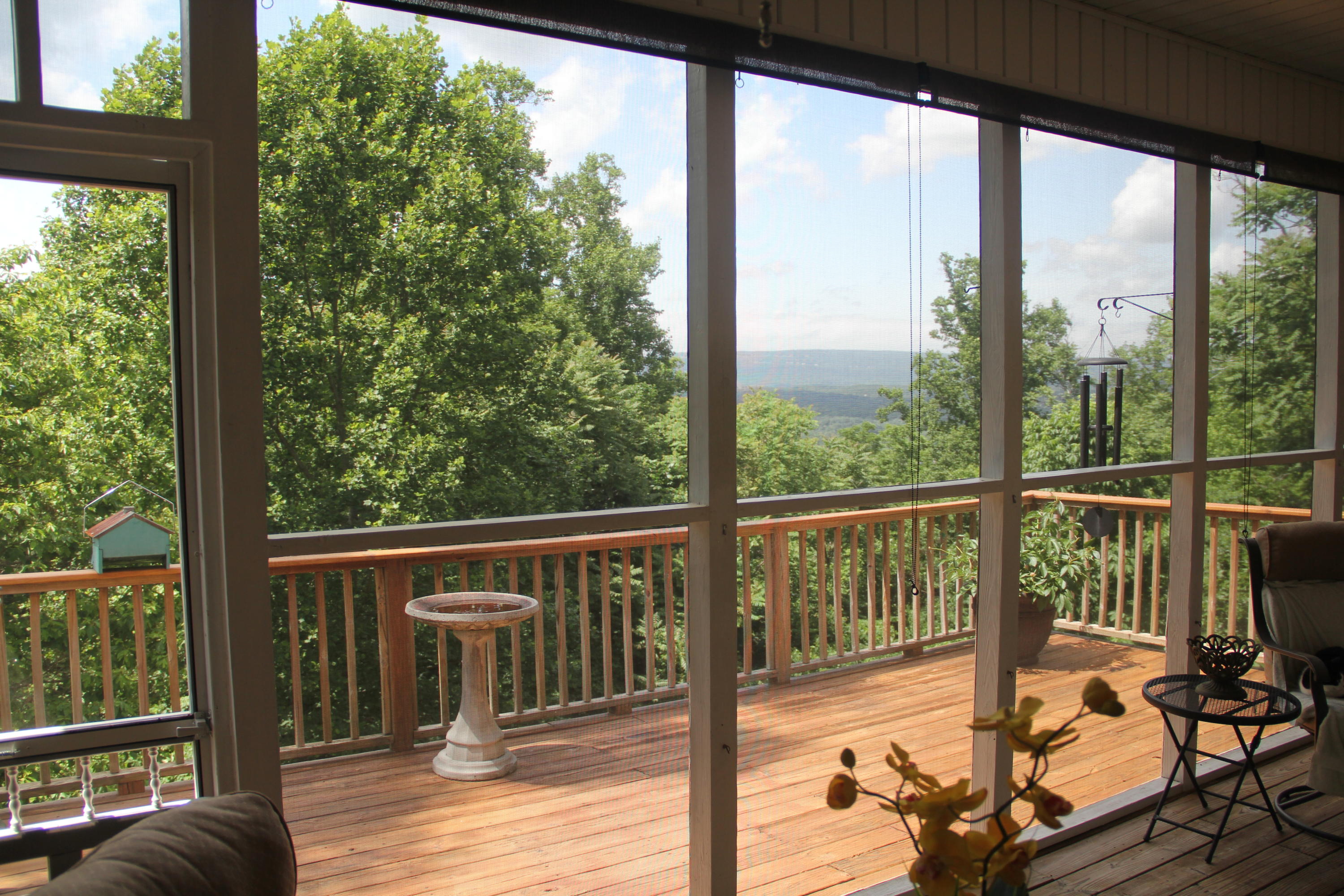 6559 Fairview Road Hixson, TN 37343 - Photo 34 of 36 Screen Porch Overlooking Open Deck
