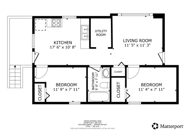$1,900 | 1358 North Artesian Avenue, Unit 24393R, Chicago, IL 60622