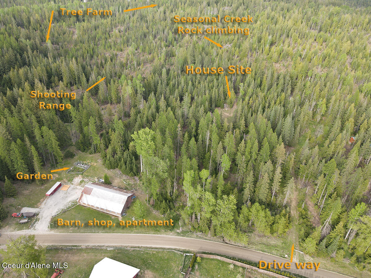 855 Meadowood Road Sandpoint, ID 83864 - Photo 2 of 39 aerialmarked