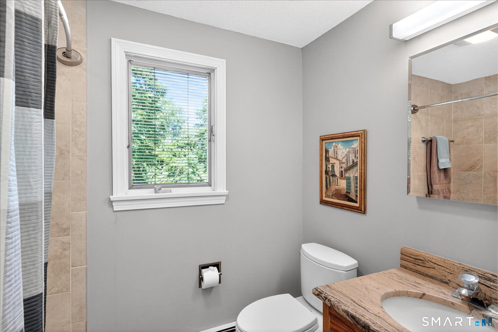 5 Shingle Mill Drive Canton, CT 06019 - Photo 31 of 38 a bathroom with a toilet a sink and a mirror