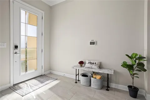 a view of workspace with a window