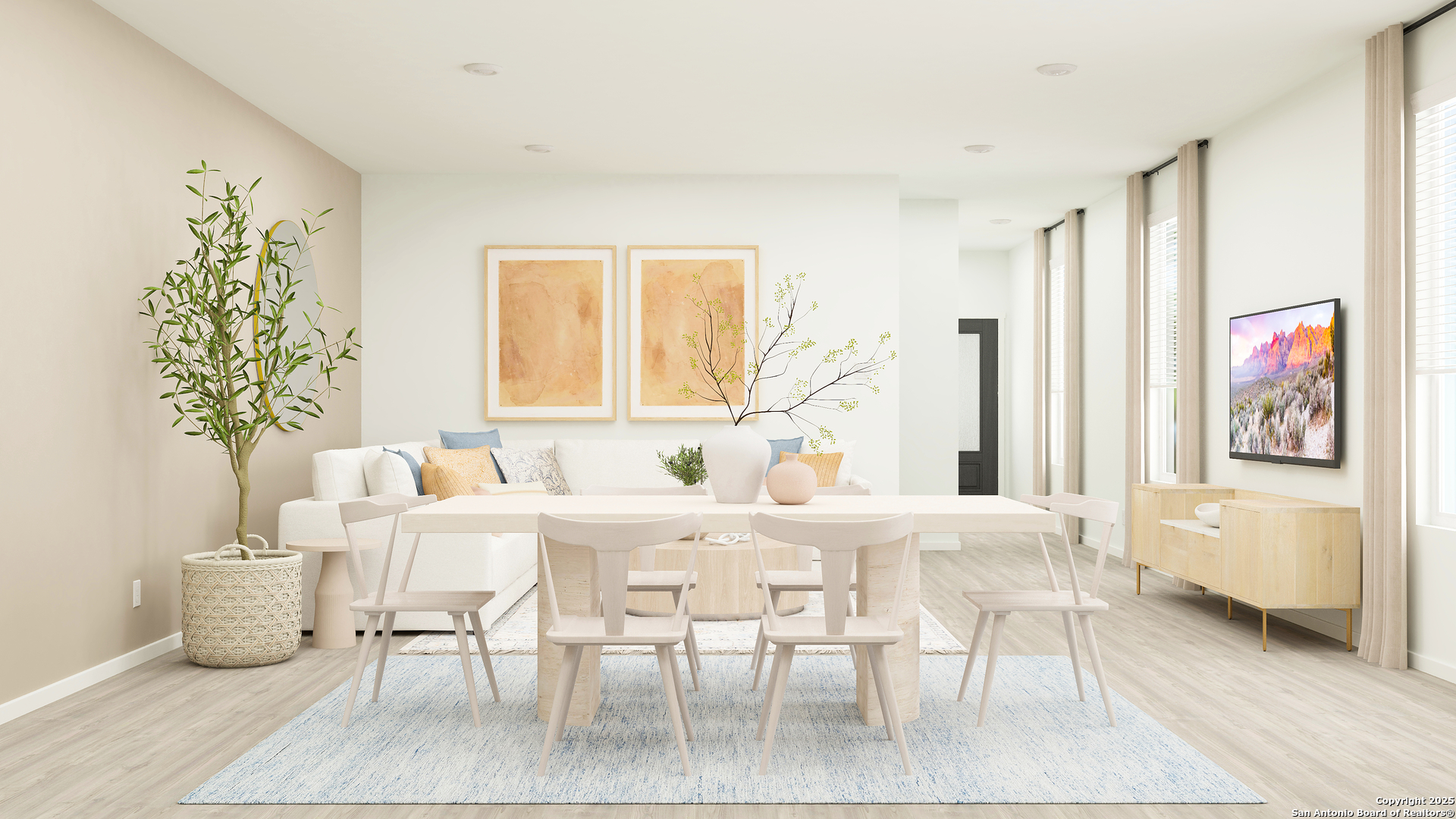 152 Rawhide Ridge Pleasanton, TX 78064 - Photo 6 of 26 a living room with furniture and a large window