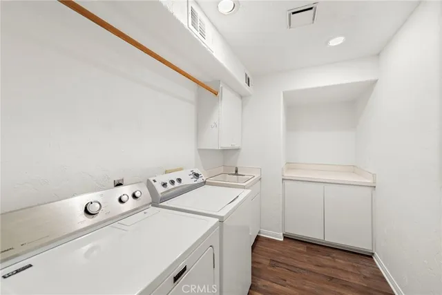 a room with storage and utility