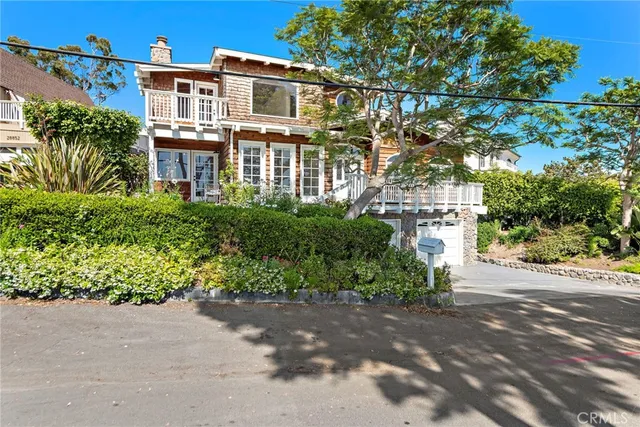 a view of a large building with a street