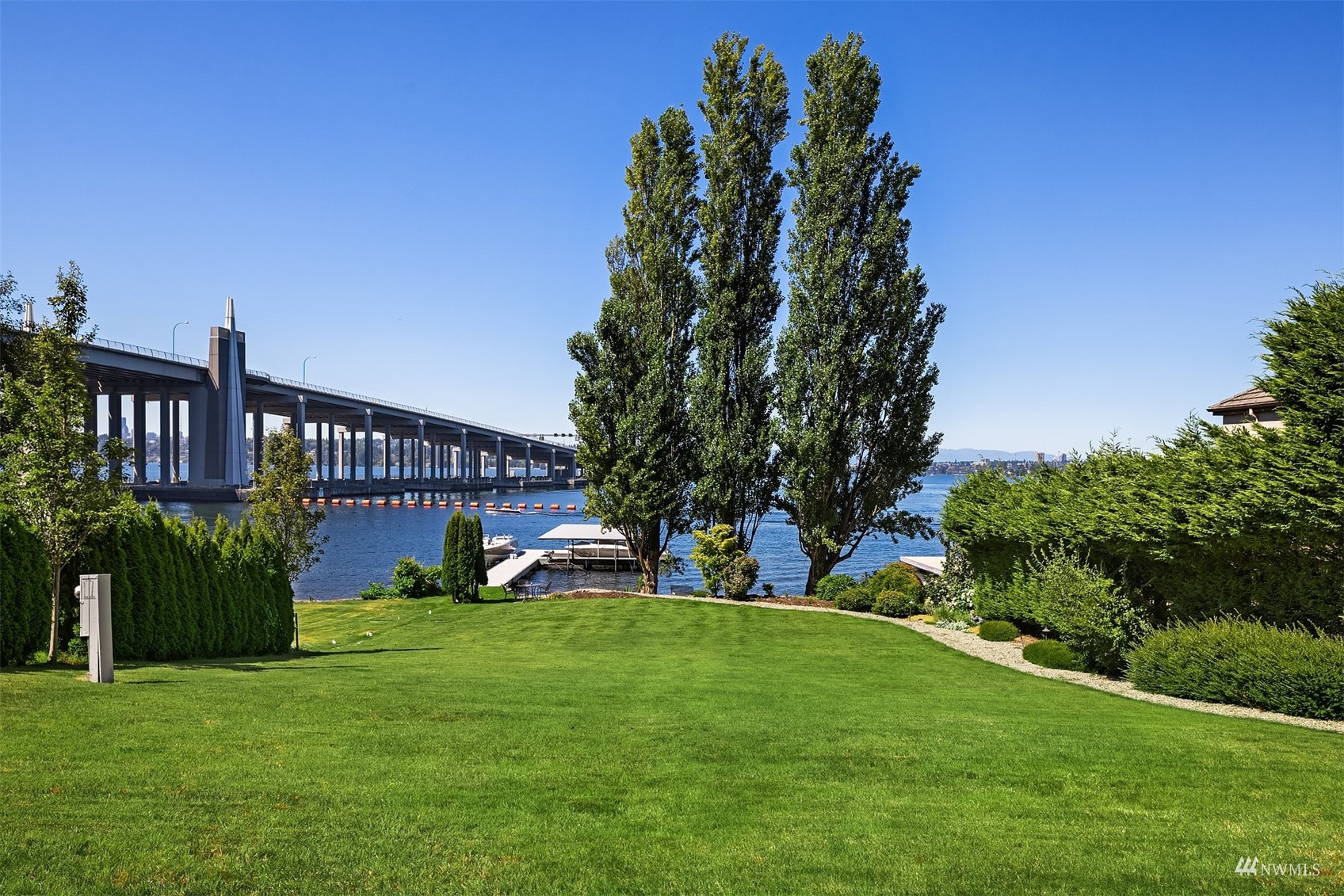 3235 Evergreen Point Road Medina, WA 98039 - Photo 32 of 39 a view of a house with a yard