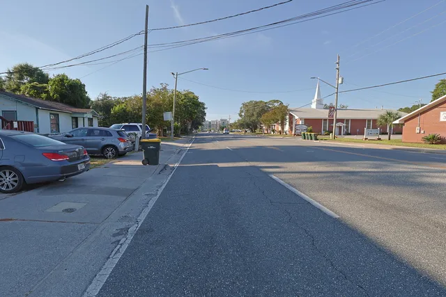 a cars parked on the side of the road