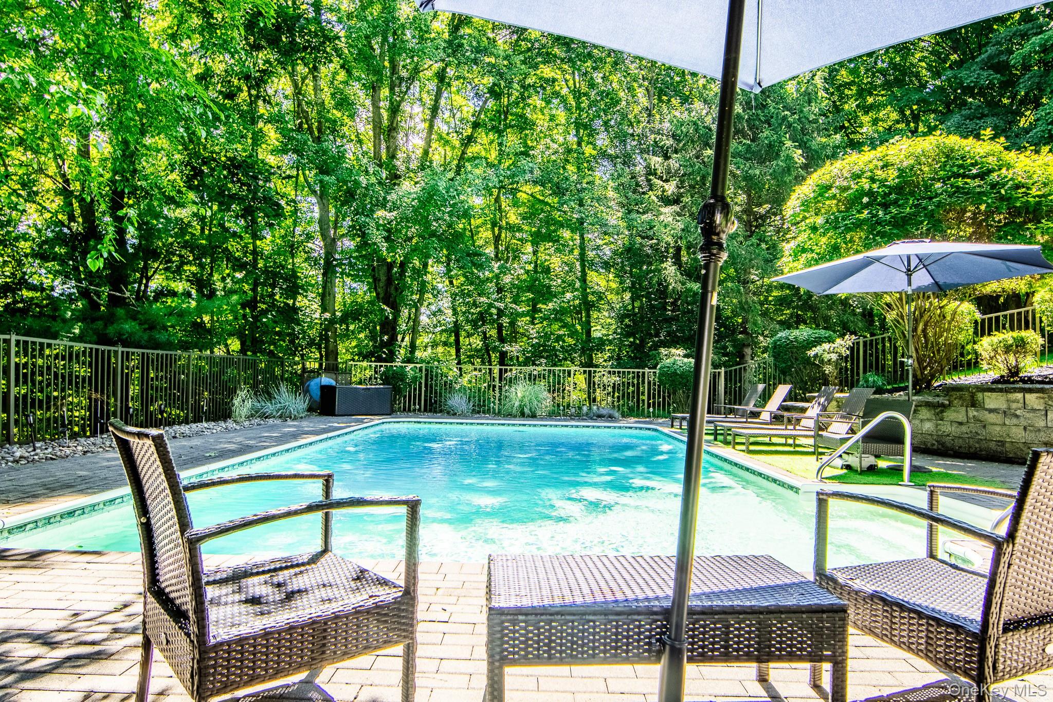 195 Pressler Road Wallkill, NY 12589 - Photo 42 of 47 Pool is surrounded by mature trees providing privacy