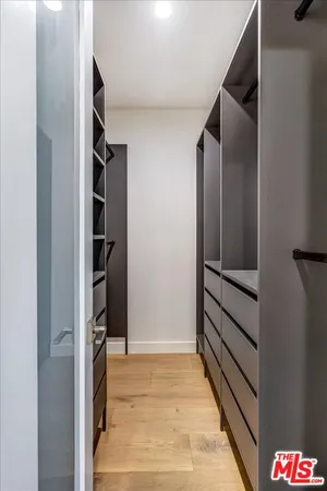 a view of closet area