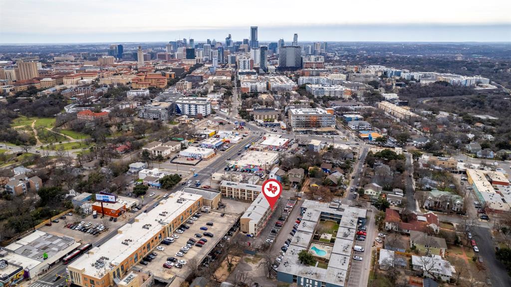 3000 Guadalupe Street, Unit 110 Austin, TX 78705 - Photo 14 of 27 an aerial view of city