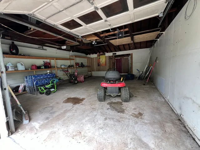 a view of storage and utility room