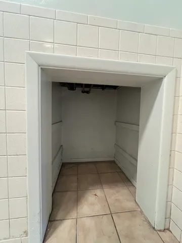 a close view of utility room