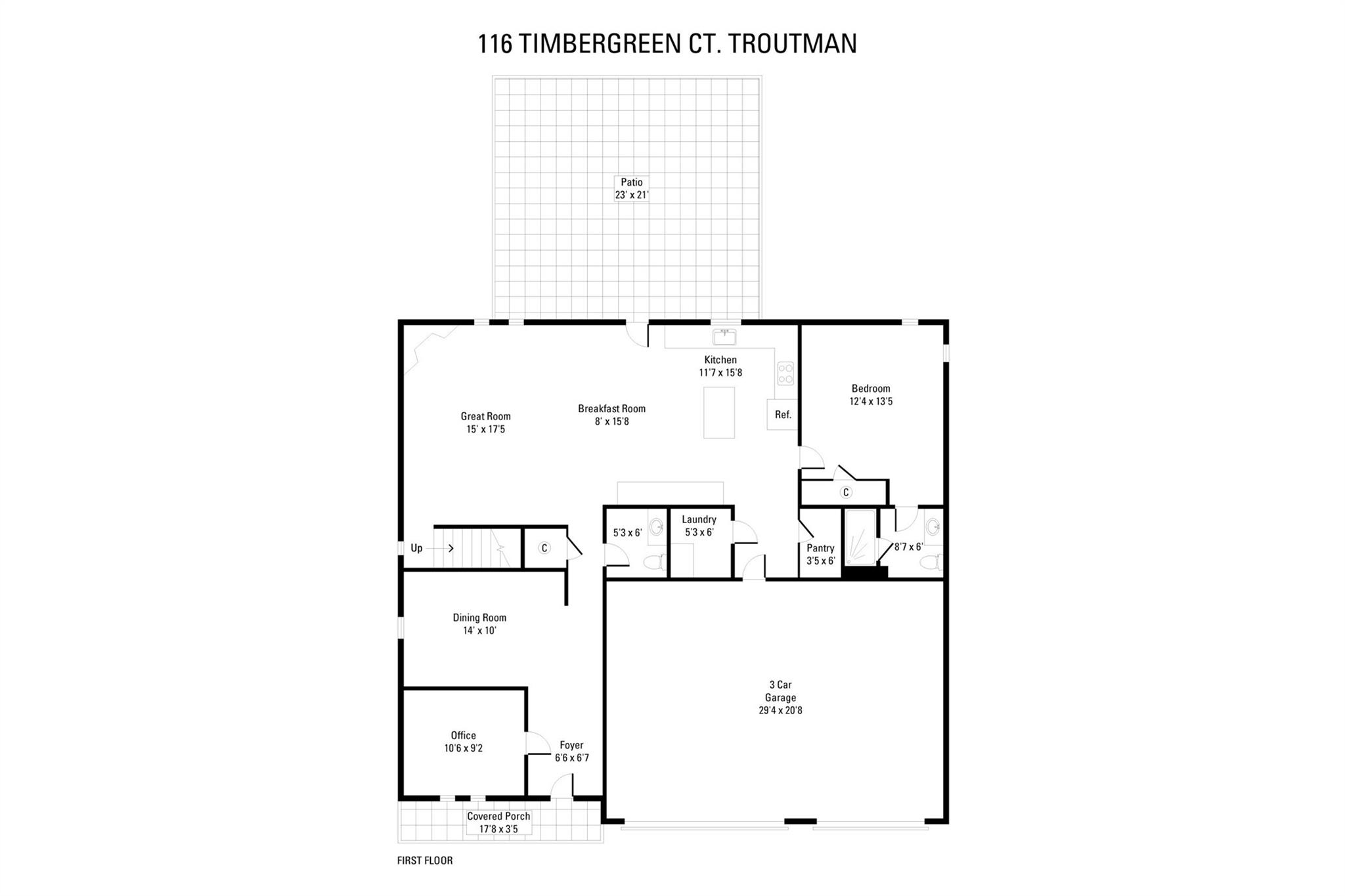 116 Timbergreen Court Troutman, NC 28166 - Photo 35 of 43 a picture of a floor plan