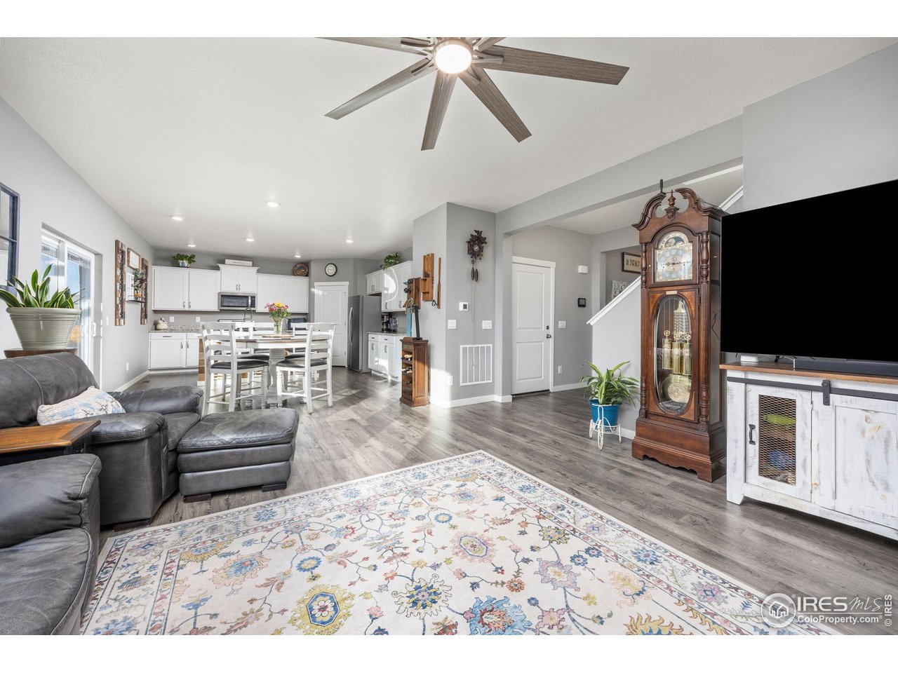 3725 Catmint Street Wellington, CO 80549 - Photo 15 of 44 Enjoy this open layout from the kitchen to the eating area and great room, perfect for entertaining and everyday family living. The spacious design promotes easy interaction.