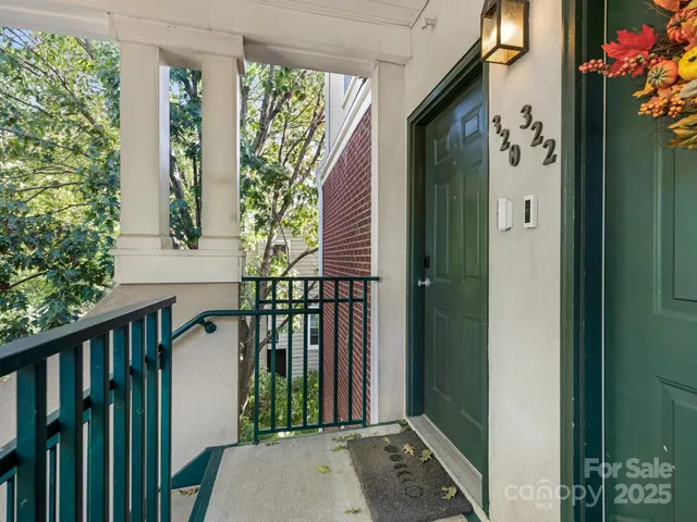 a view of a house with a front door