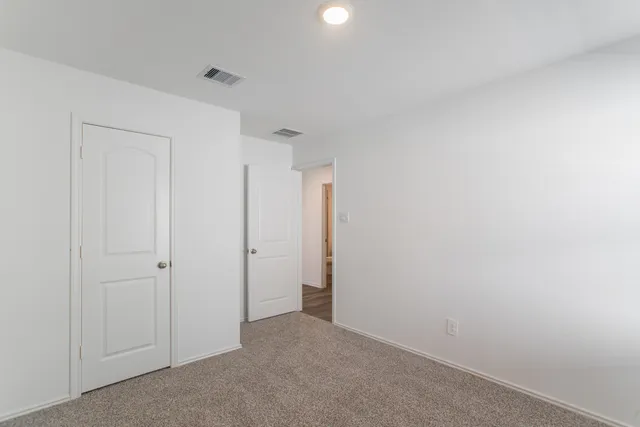 a view of an empty room