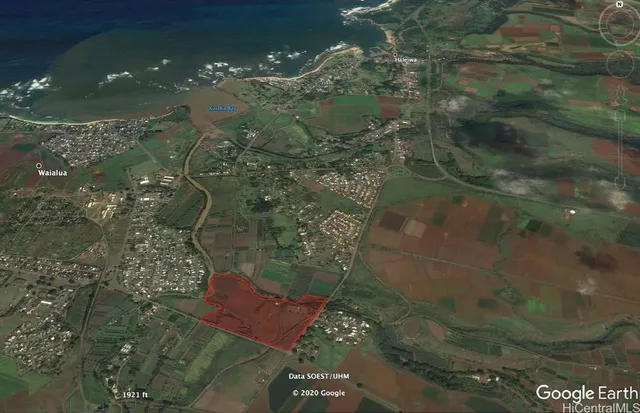 a aerial view of a residential houses