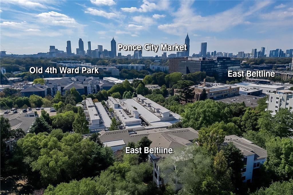 821 Ralph McGill Boulevard Northeast, Unit 2416 Atlanta, GA 30306 - Photo 33 of 44 an aerial view of a city