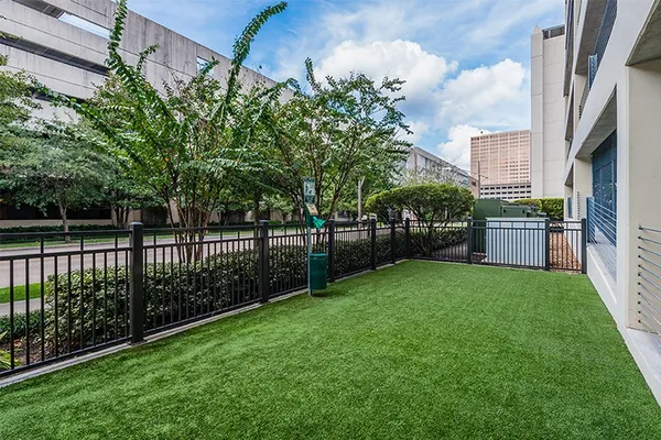 a view of a backyard with a garden