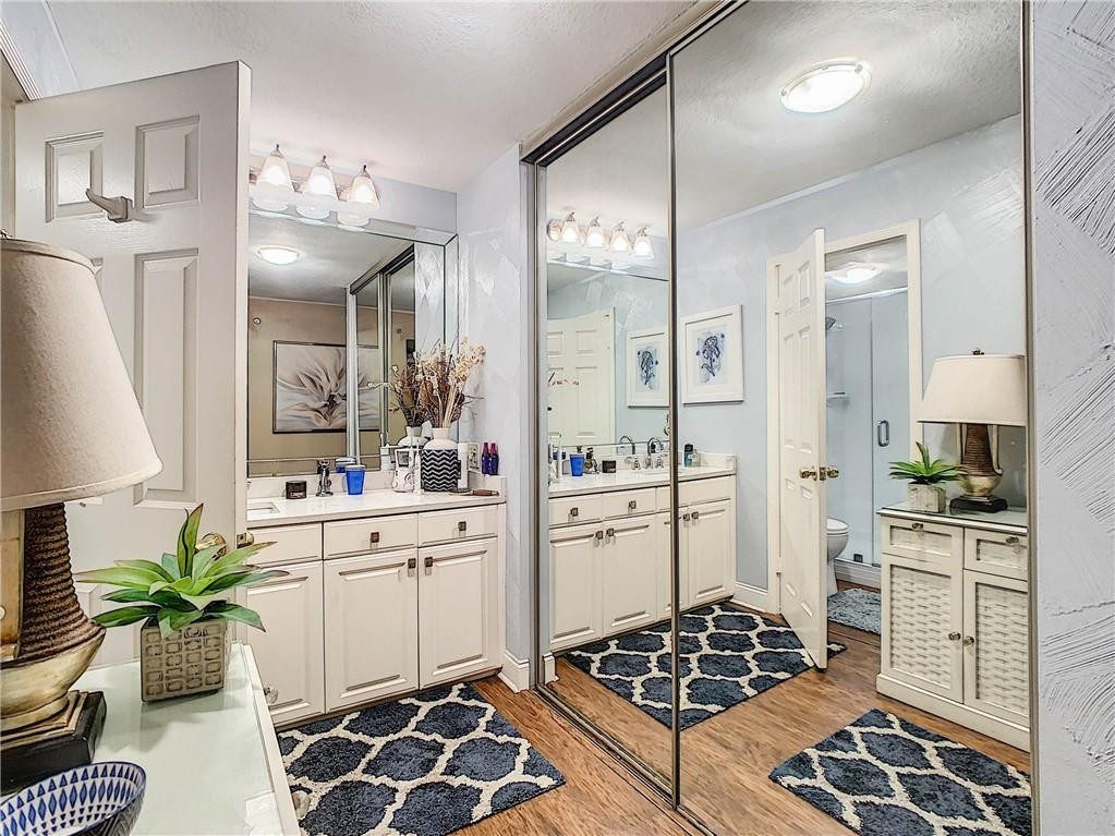 23200 Camino Del Mar, Unit 608 Boca Raton, FL 33433 - Photo 3 of 54 Master Bath with Closet behind Mirror
