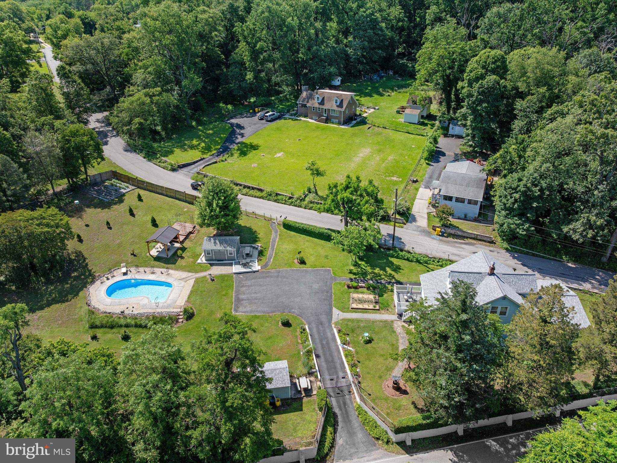 1101 Furnace Road Linthicum Heights, MD 21090 - Photo 54 of 73 an aerial view of a house with yard swimming pool and outdoor seating