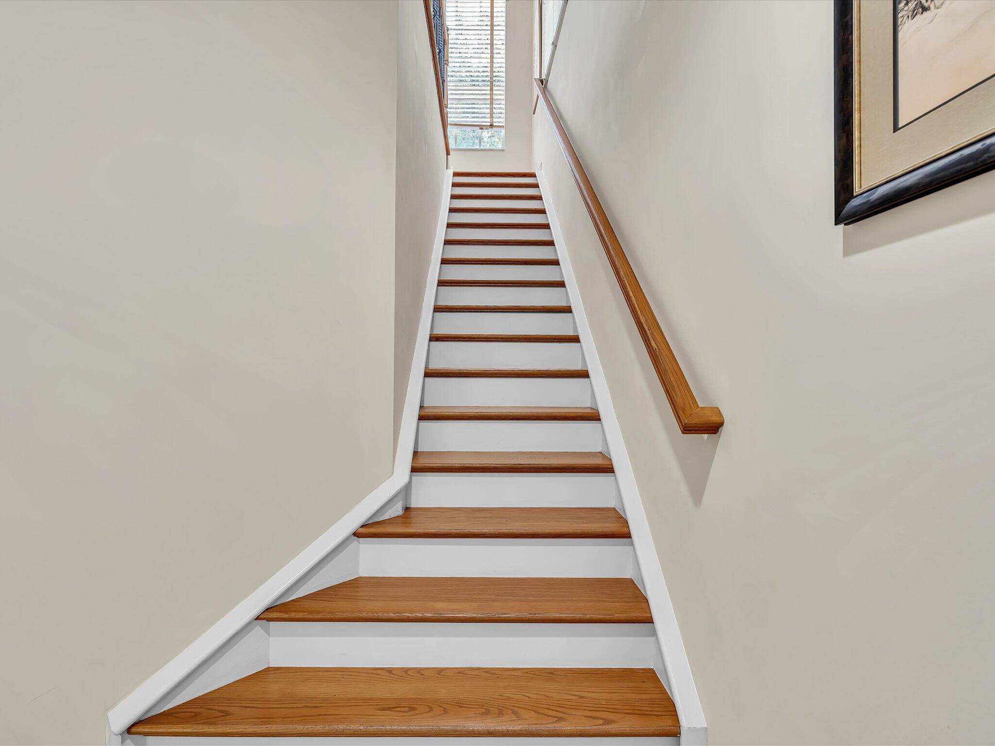 5575 Northeast Trieste Way Boca Raton, FL 33487 - Photo 13 of 38 Wood stairway