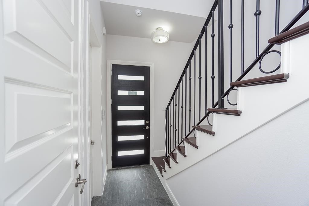 3351 Kilgore Street Houston, TX 77021 - Photo 7 of 25 a view of entryway and hall with wooden floor